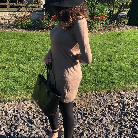 H&M Long Sleeve Sweater Dress Stretch Med Large - Picture 5 of 8